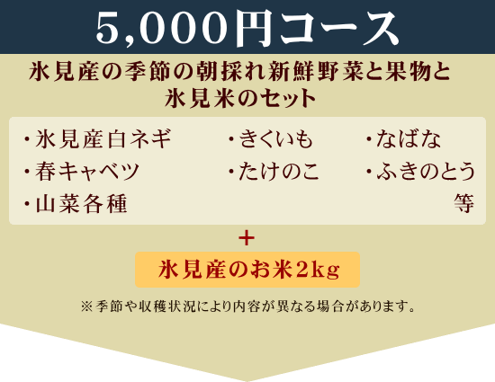 5000円コース