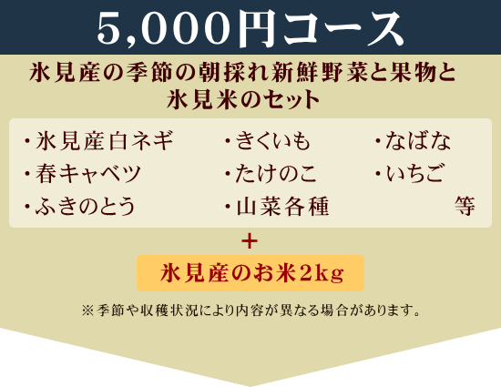 5000円コース