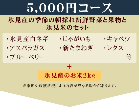5000円コース